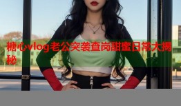 糖心vlog老公突袭查岗甜蜜日常大揭秘
