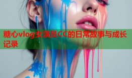 糖心vlog女演员CC的日常故事与成长记录