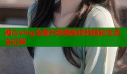 糖心vlog全面升级换新体验精彩生活全记录
