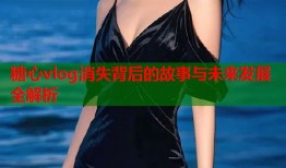 糖心vlog消失背后的故事与未来发展全解析