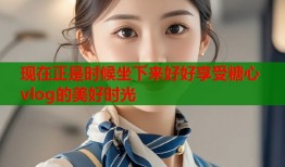 现在正是时候坐下来好好享受糖心vlog的美好时光