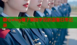 糖心vlog橘子猫放学后的温馨日常记录