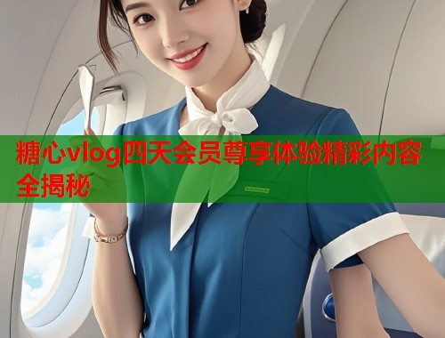 糖心vlog四天会员尊享体验精彩内容全揭秘