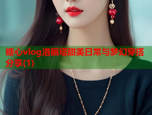 糖心vlog洛丽塔甜美日常与梦幻穿搭分享(1)