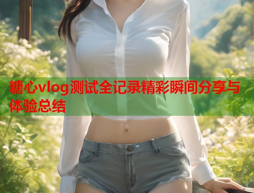 糖心vlog测试全记录精彩瞬间分享与体验总结