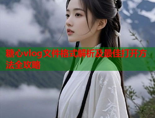 糖心vlog文件格式解析及最佳打开方法全攻略